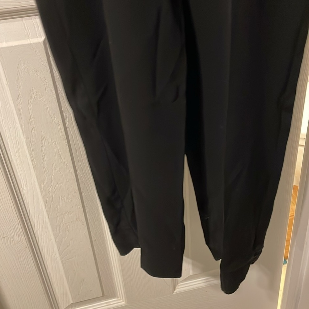 EUC Max Mara ‘S Max Mara black elastic drawstring waist jumpsuit - Picture 4 of 9